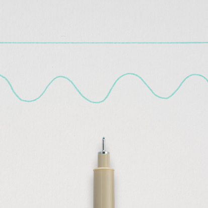 Ручка капиллярная "Pigma Micron" 0.4мм, Зеленый
